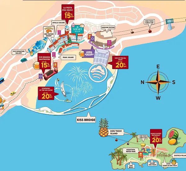 Phu Quoc Tourist Map